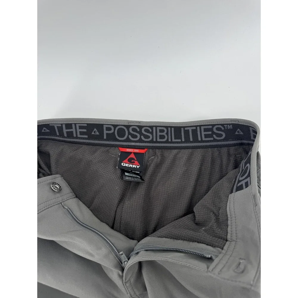 Gerry Snow Pants Mens 30 Gray Softshell Fleece Lined Insulated Ski Outdoor - Picture 9 of 10